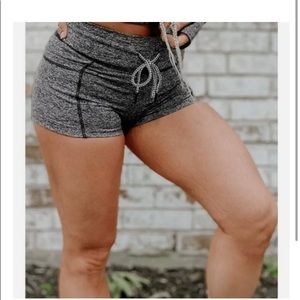 Celestial Bodiez Hybrid "50 Shades" gray short